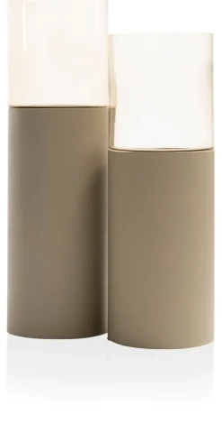 Reza windlicht H84cm - Taupe
