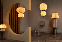 Rikke hanglamp 2*E27 D40cm - Beige