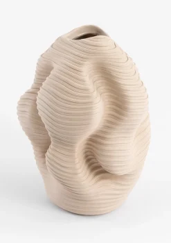 Rinus vaas H41cm - Beige