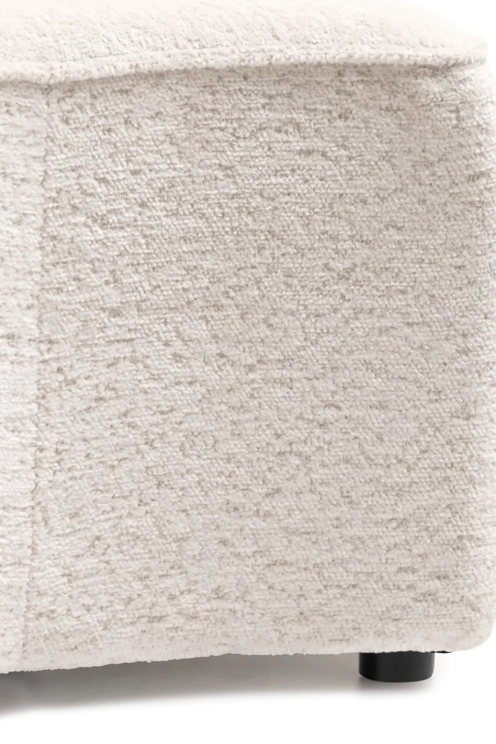 Roan poef maan H44cm - Creme