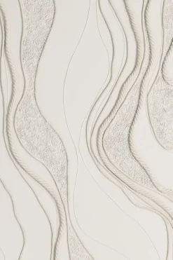 Rope schilderij 100x150cm - Cremekleurig