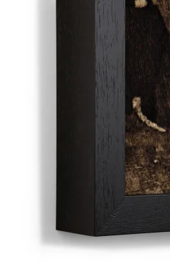 Samburu Warrior schilderij 75x125cm - Multikleur