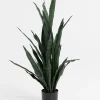 Sansevieria kunstplant H115cm - Groen
