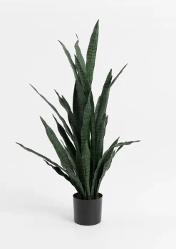Sansevieria kunstplant H115cm - Groen