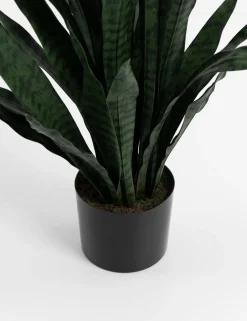 Sansevieria kunstplant H115cm - Groen