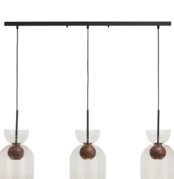 Skylar hanglamp 3*GU10 - Zwart / antraciet