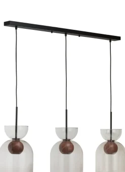 Skylar hanglamp 3*GU10 - Zwart / antraciet