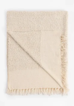 Snow plaid 130x170cm - Wit