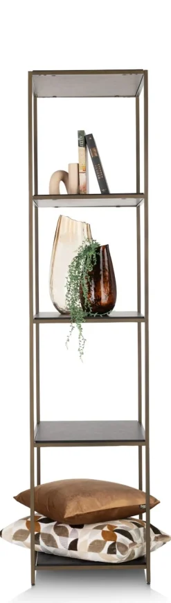 Stand up rek 45x50x193cm - Goud