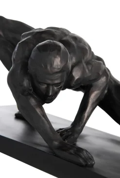 Stretching beeld H19cm - Zwart