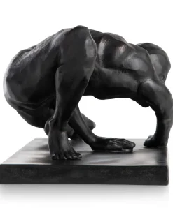 Stretching beeld H19cm - Zwart