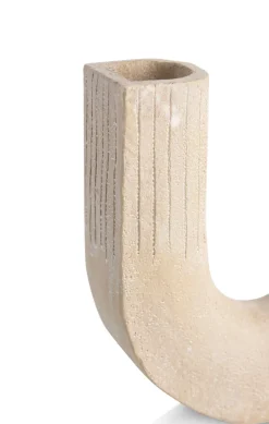 Suze vaas H16cm - Beige