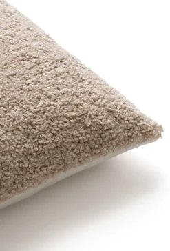 Teddy kussen 45x45cm - beige