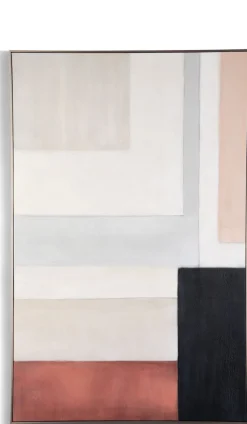 Tijn schilderij 90x140cm - Multikleur