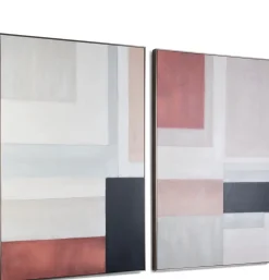 Tijn schilderij 90x140cm - Multikleur