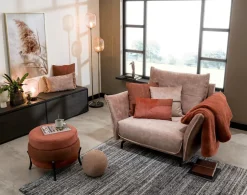 Timeless - Macaron poef H43cm - koper