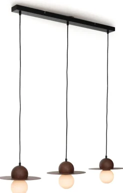Ufo hanglamp 3*G9 - Bruin