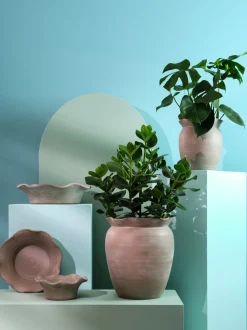 Wave pot H40cm - Beige