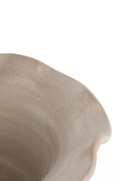 Wave schaal D25cm - Beige