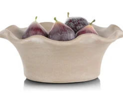 Wave schaal D25cm - Beige