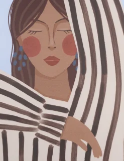 Zenya wand doek - 70x100cm