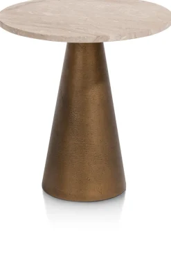 Zita bijzettafel H43cm - Cremekleurig