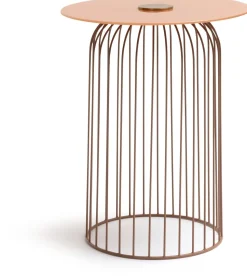 Zora bijzettafel H51,5cm - Oranje